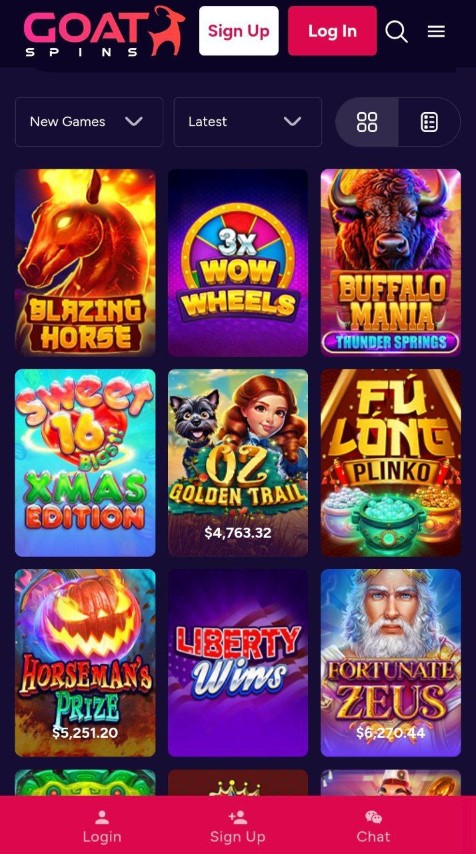 Browse new slot games collection